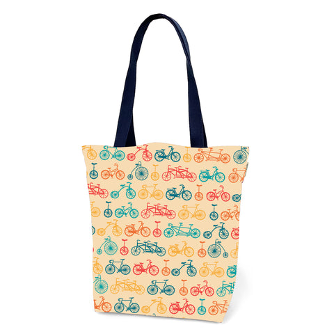 Everyday Tote: Bike Galore Sand