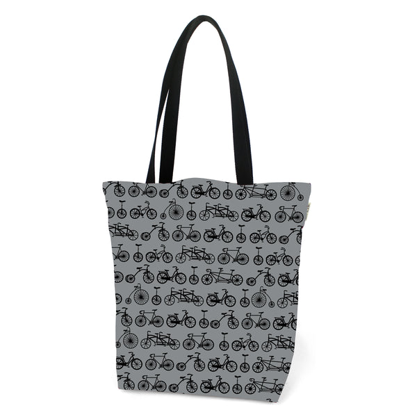 Everyday Tote: Bike Galore Slate