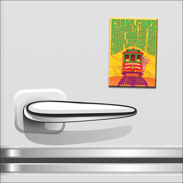 Cable Car Summer of Love Magnet