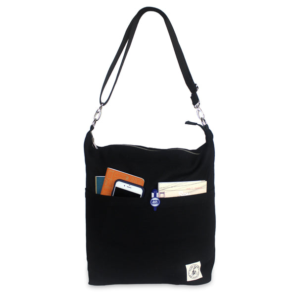 Aria Reversible Messenger: Hickory Stripe