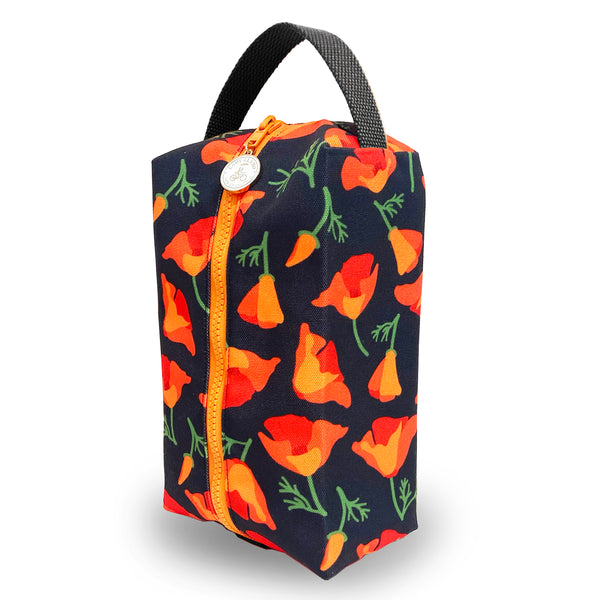 Box Zip: Poppy Charcoal