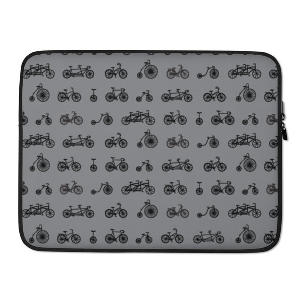 Laptop Sleeve: Bike Slate