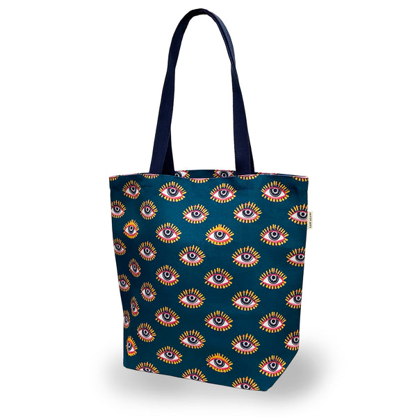 Everyday Tote Eye Dark Teal (Ship Date Dec 5) Lady Alamo