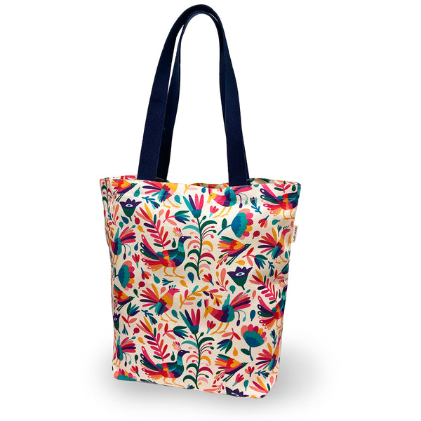 Everyday Tote: Otomi Ivory