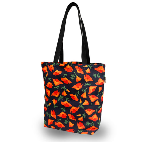 Everyday Tote: Poppy Charcoal
