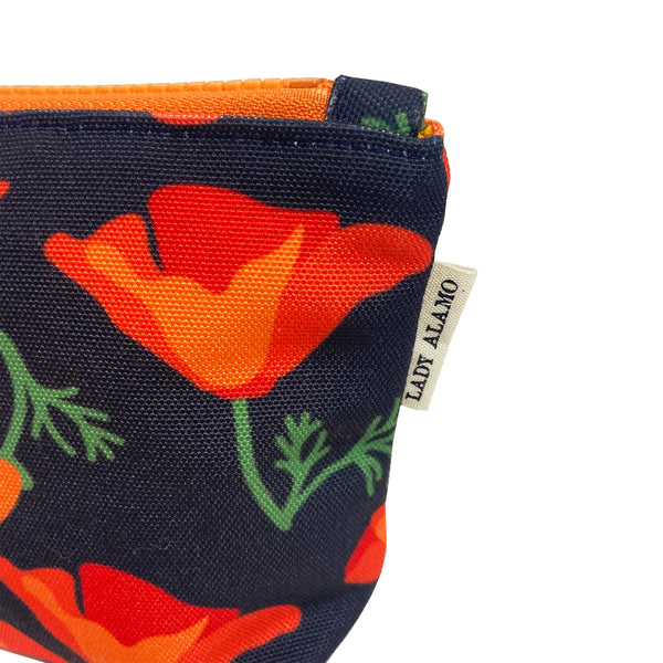 Little Zip: Poppy Charcoal