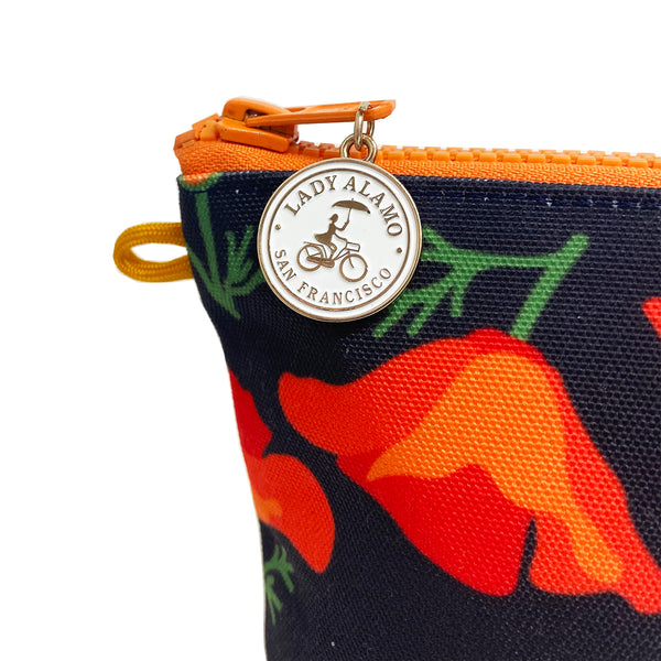 Little Zip: Poppy Charcoal