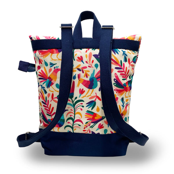 Mini Brightday Backpack: Otomi Ivory