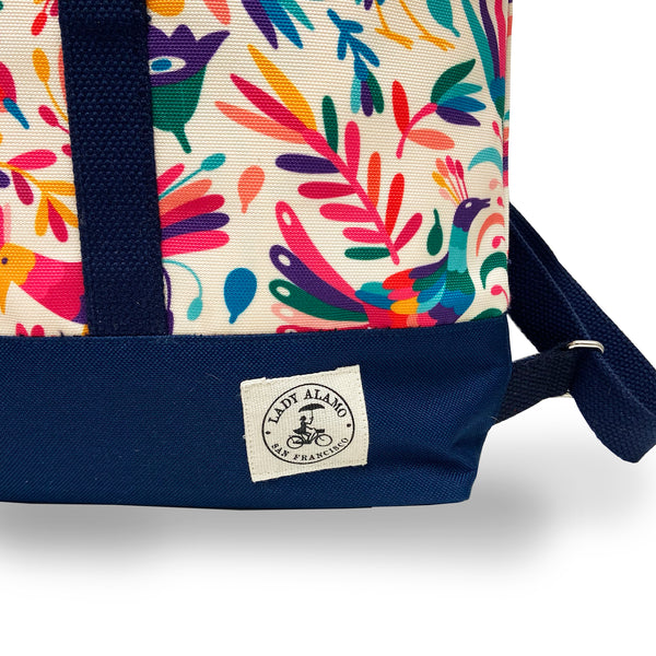 Mini Brightday Backpack: Otomi Ivory