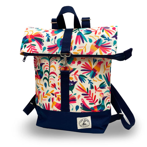 Mini Brightday Backpack: Otomi Ivory