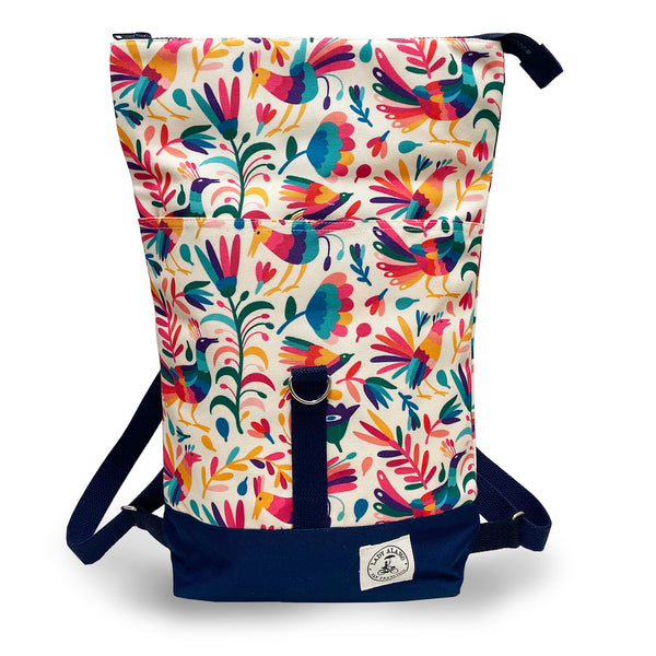 Mini Brightday Backpack: Otomi Ivory