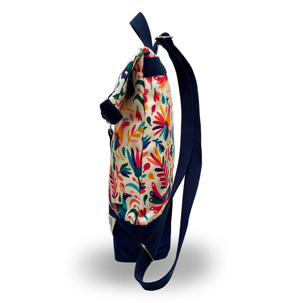 Mini Brightday Backpack: Otomi Ivory