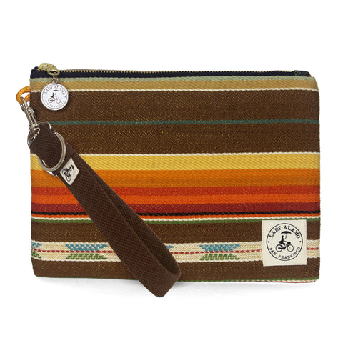 Miss Zip Wristlet: Sunset Stripe