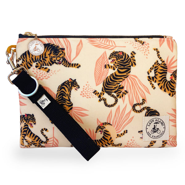 Miss Zip Wristlet: Tiger Blush