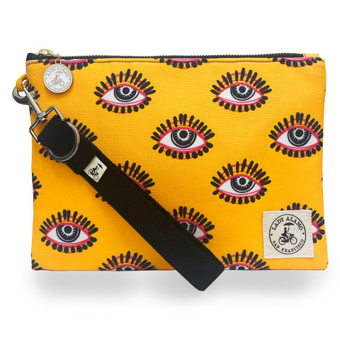 Miss Zip Wristlet: Golden Eye