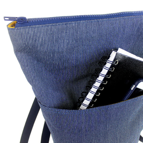 Mini Brightday Backpack: Denim Stitch