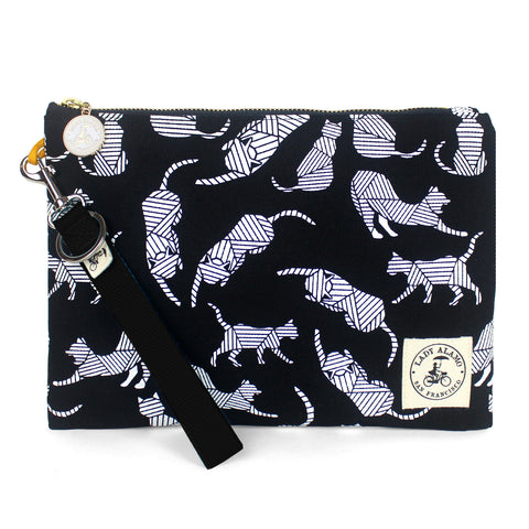 Miss Zip Wristlet: Cat