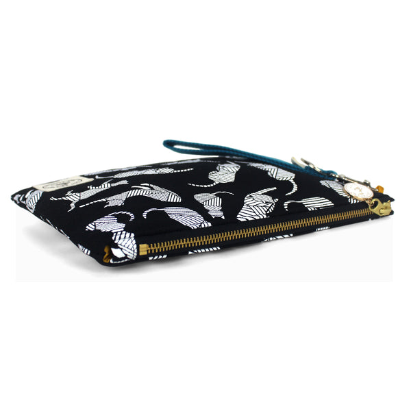Miss Zip Wristlet: Cat