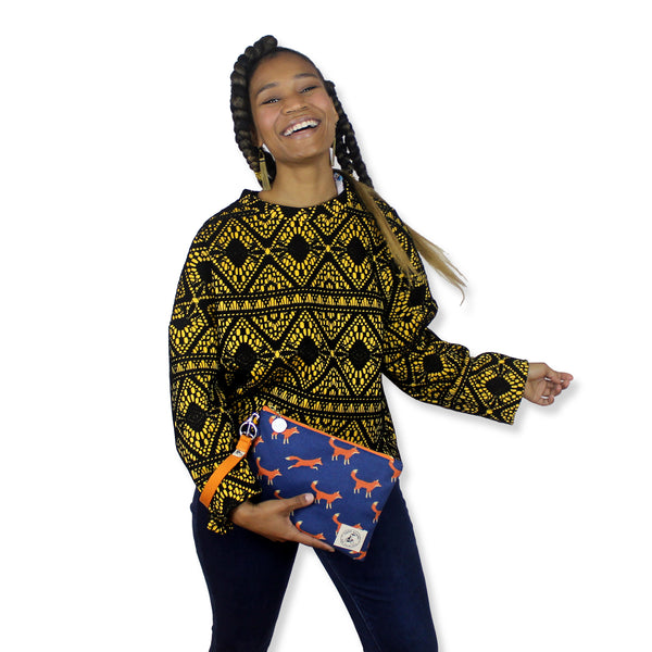 Miss Zip Wristlet: Fox