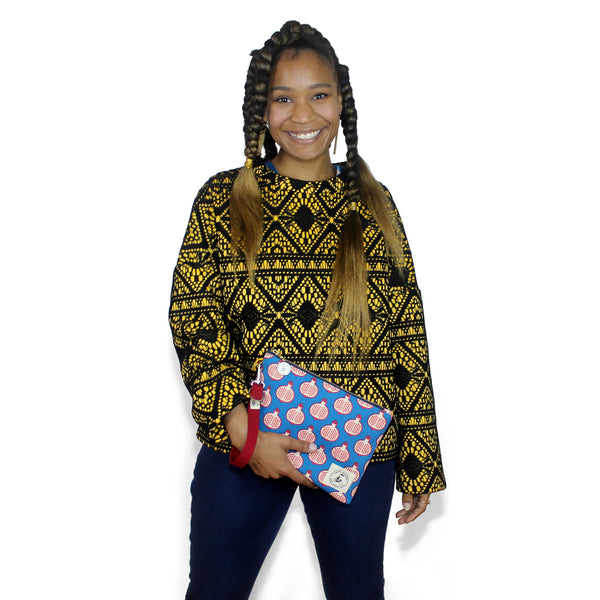 Miss Zip Wristlet: Pomegranate