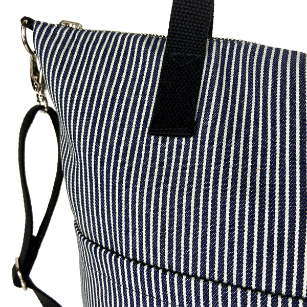 Aria Reversible Messenger: Hickory Stripe