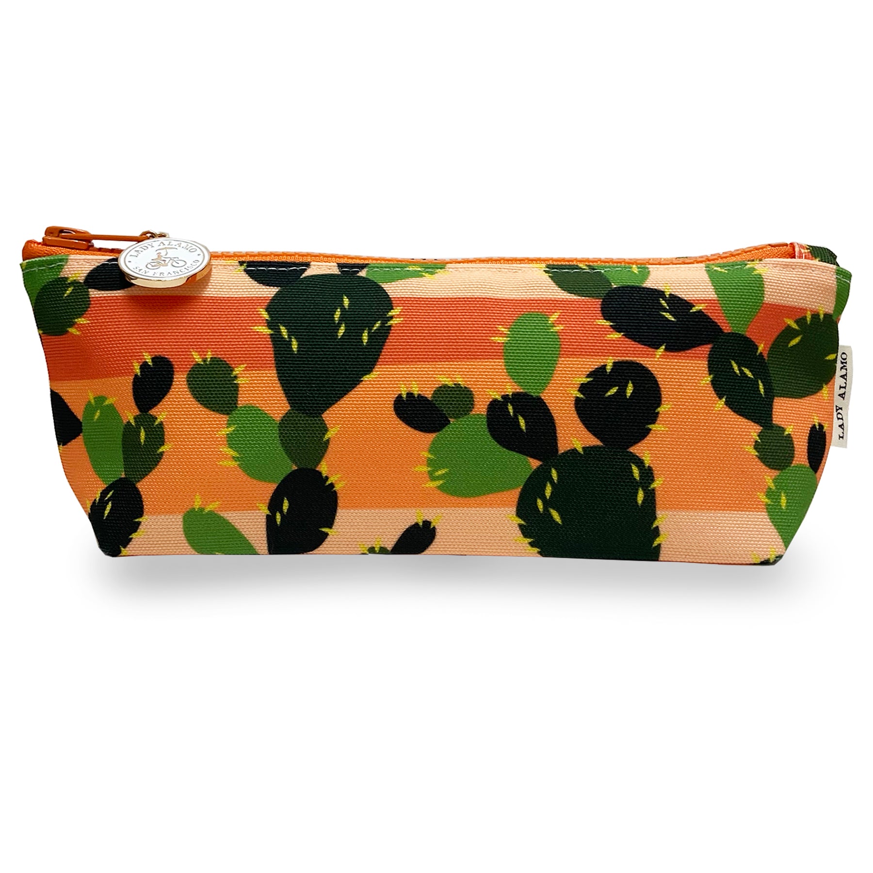 cactus pencil pouch Lady Alamo: Skinny Zip Desert Cactus