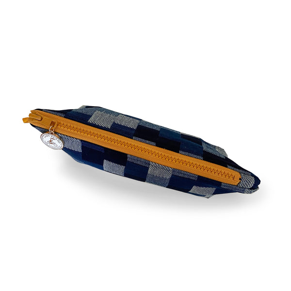 Skinny Zip: Denim Patchwork