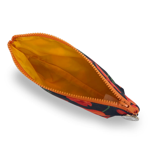 Skinny Zip: Poppy Charcoal