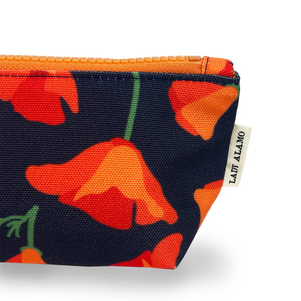 Skinny Zip: Poppy Charcoal