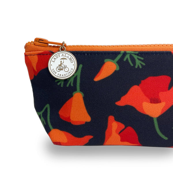 Skinny Zip: Poppy Charcoal