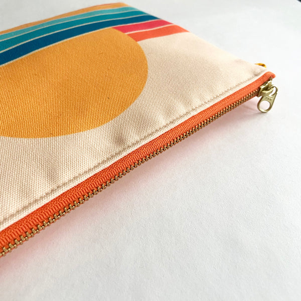Miss Zip Wristlet: Sunrise