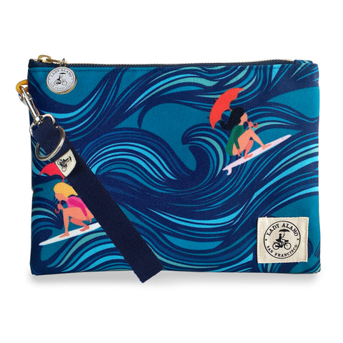 Miss Zip Wristlet: Surfer Girl
