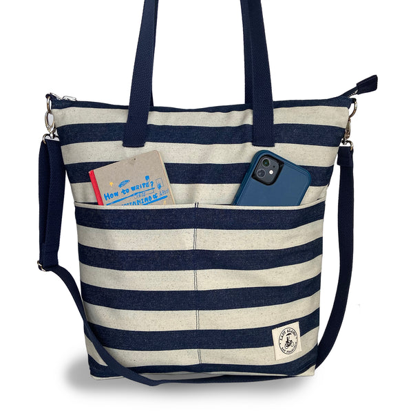 Aria Reversible Messenger: Broad Stripes