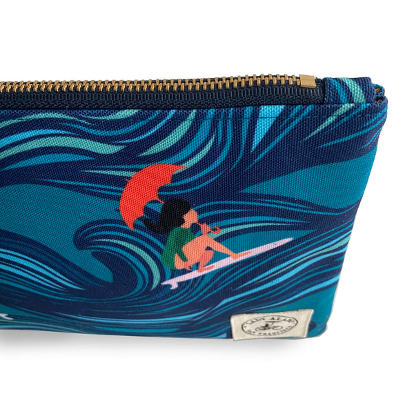 Miss Zip Wristlet: Surfer Girl